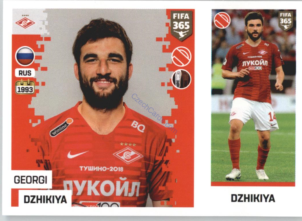 Georgi Dzhikiya 2019 Panini FIFA 365 #270