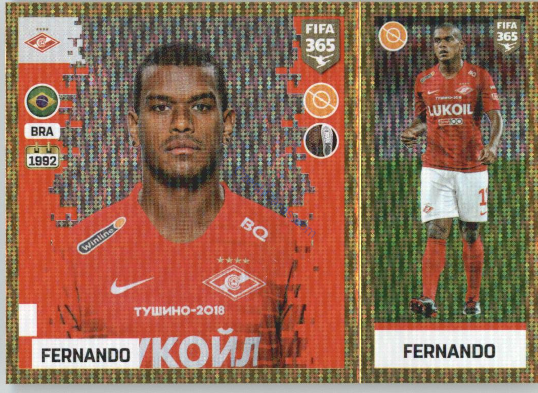 Fernando 2019 Panini FIFA 365 Gold #274