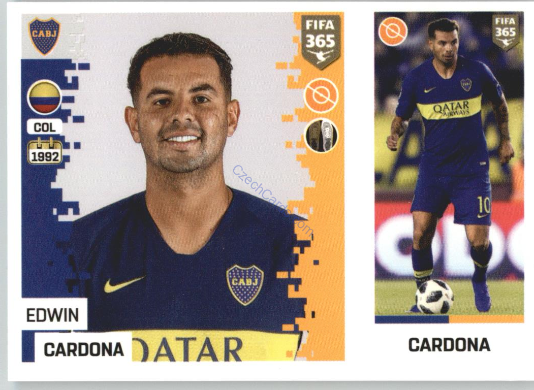 Edwin Cardona 2019 Panini FIFA 365 #290