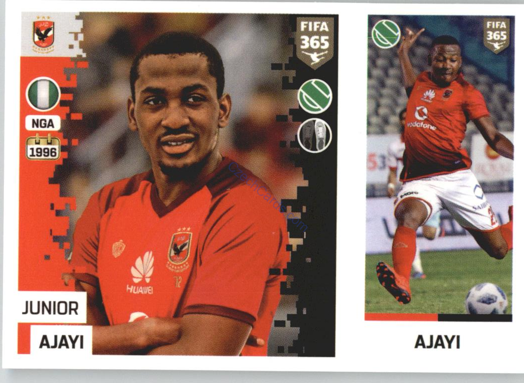 Junior Ajayi 2019 Panini FIFA 365 #341