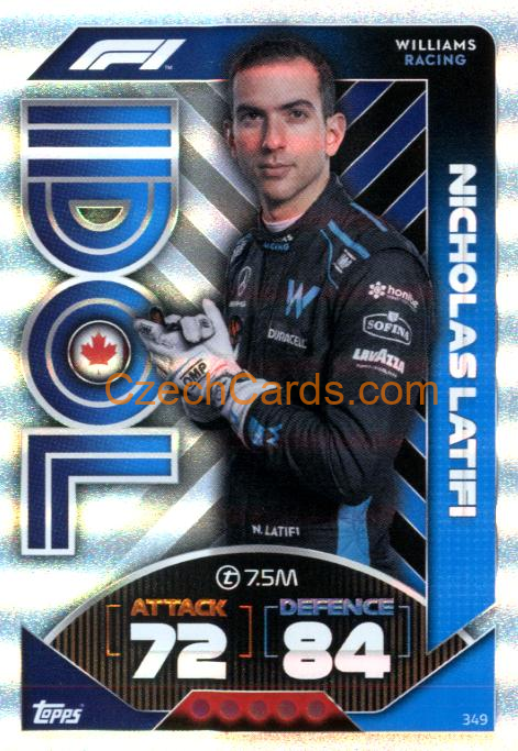Nicholas Latifi (Williams) 2022 Turbo Attax #349