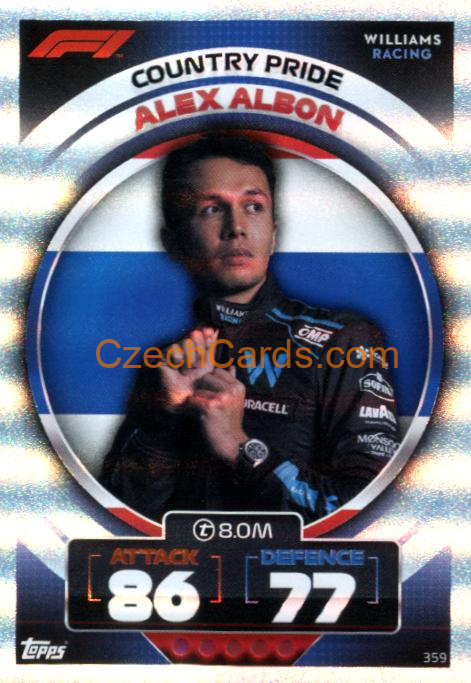 Alex Albon (Williams) 2022 Turbo Attax #359