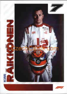 Kimi Raikkonen 2021 Topps Formula 1 sticker XL #161