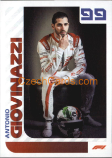 Antonio Giovinazzi 2021 Topps Formula 1 sticker XL #171