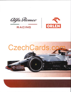 Alfa Romeo Antonio Giovinazzi 1/2 2021 Topps Formula 1 sticker #175