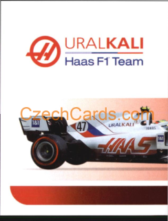 Haas Mick Schumacher 1/2 2021 Topps Formula 1 sticker #185