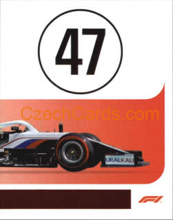 Haas Mick Schumacher 2/2 2021 Topps Formula 1 sticker #186