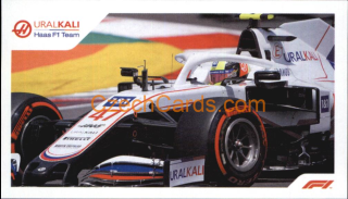 Haas Mick Schumacher 2021 Topps Formula 1 sticker #188