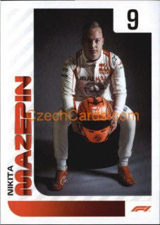 Nikita Mazepin 2021 Topps Formula 1 sticker XL #191