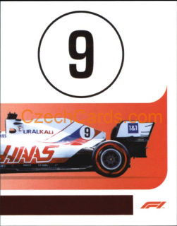 Haas Nikita Mazepin 2/2 2021 Topps Formula 1 sticker #196