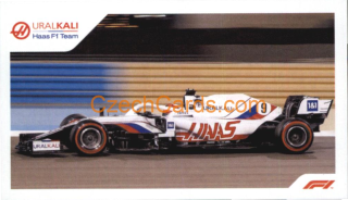 Haas Nikita Mazepin 2021 Topps Formula 1 sticker #198