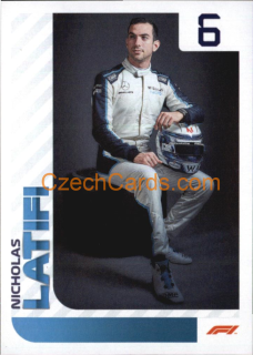 Nicholas Latifi 2021 Topps Formula 1 sticker XL #211