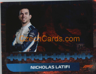 Nicholas Latifi 2021 Topps Formula 1 sticker Foil #214