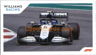 Williams Nicholas Latifi 2021 Topps Formula 1 sticker #218