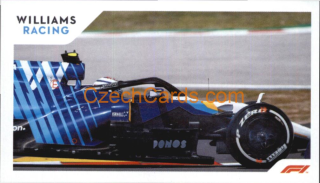 Williams Nicholas Latifi 2021 Topps Formula 1 sticker #219