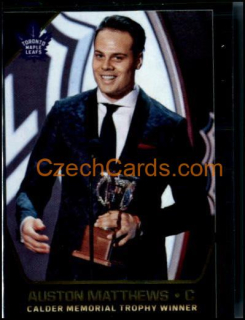 Calder Trophy Winner - Auston Matthews 2017/18 Panini NHL sticker foil #7